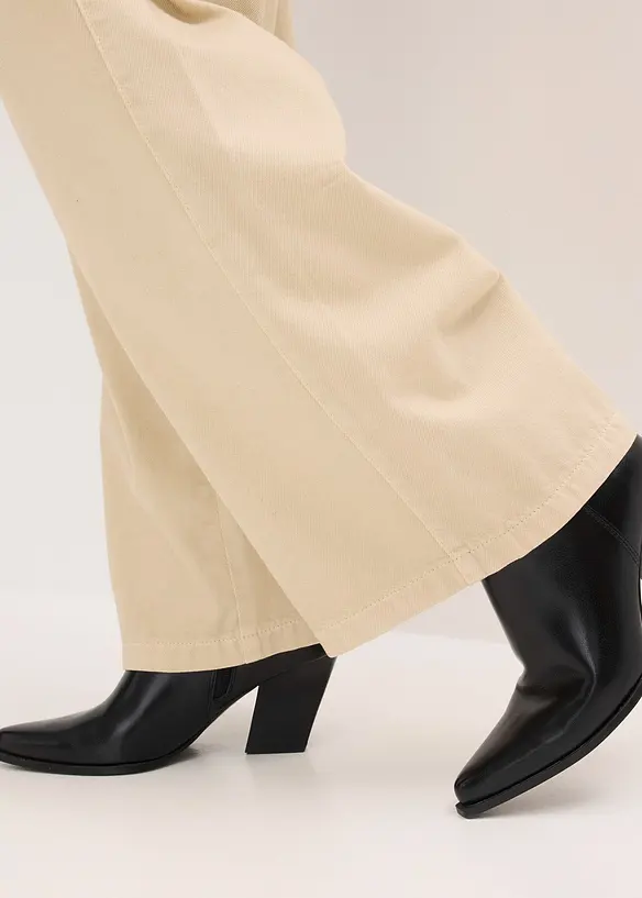 Pantaloni in twill di puro cotone, bonprix