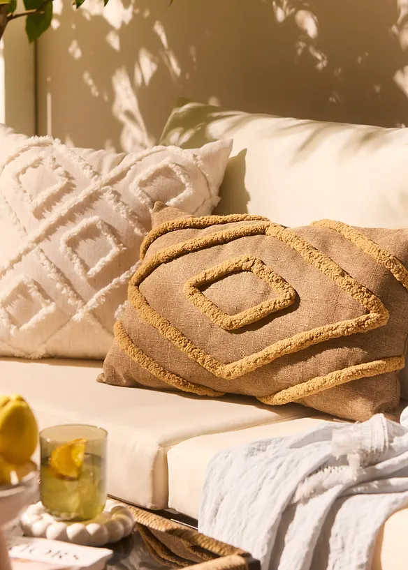 Cuscino con effetto in rilievo, bonprix