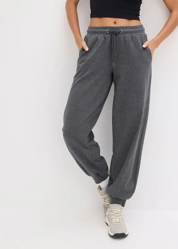 Pantaloni da jogging con elastico alla caviglia, bonprix