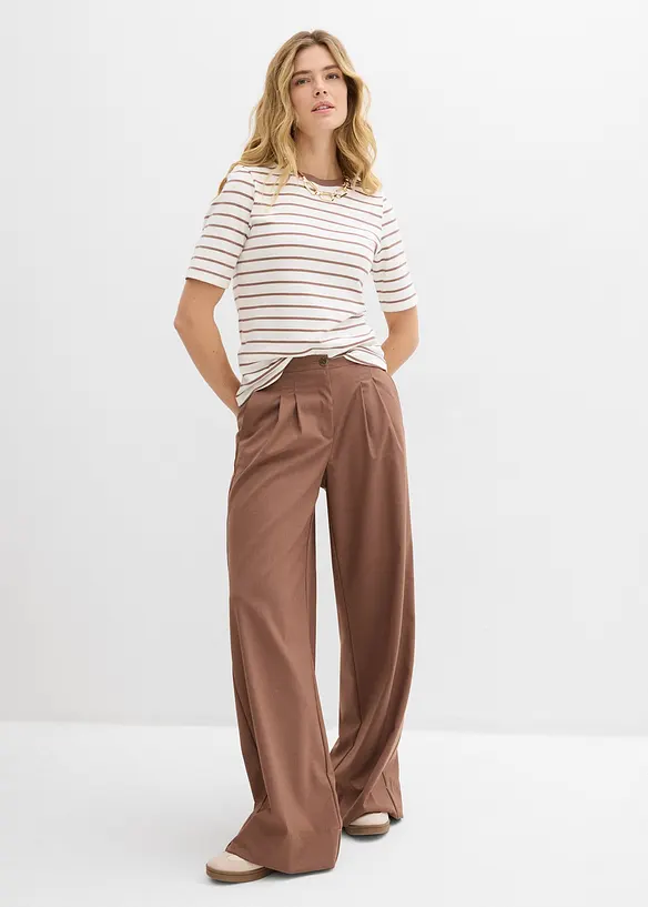 T-shirt in puro cotone biologico pesante, bonprix