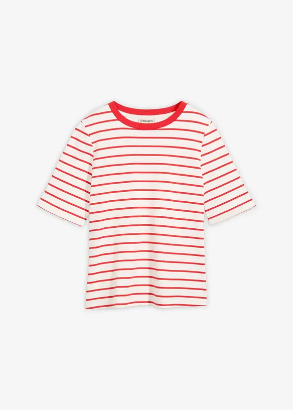 T-shirt in puro cotone biologico pesante, bonprix