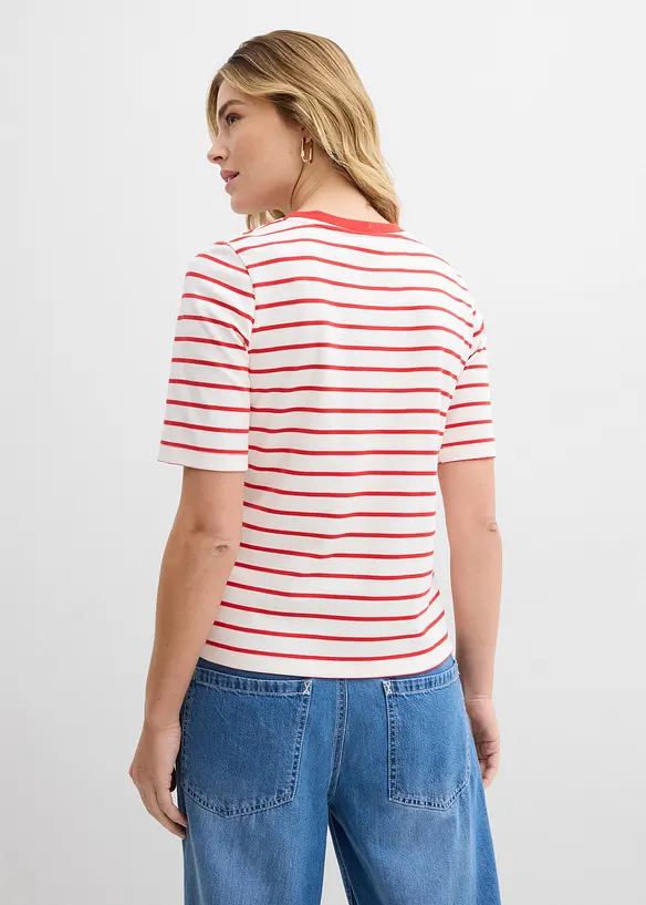 T-shirt in puro cotone biologico pesante, bonprix