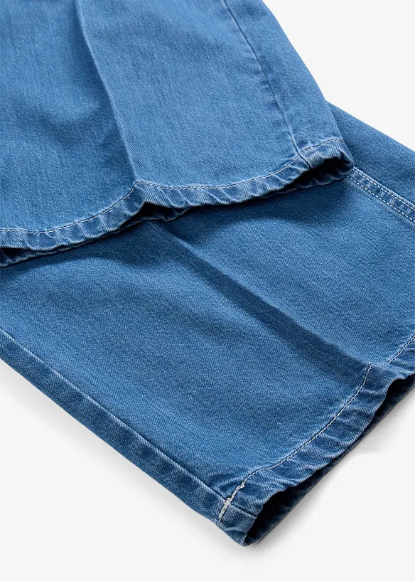 Jeans wide leg, vita media, bonprix