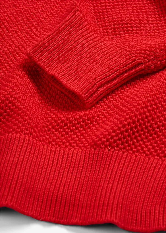 Maglione in  filato grosso con bottoni, bonprix