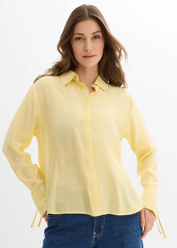 Camicia in misto viscosa fluente, bonprix