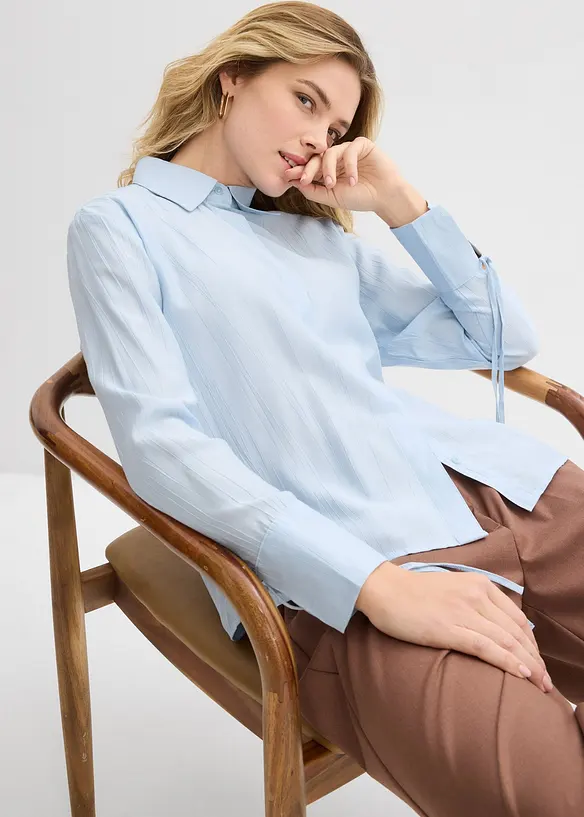 Camicia in misto viscosa fluente, bonprix