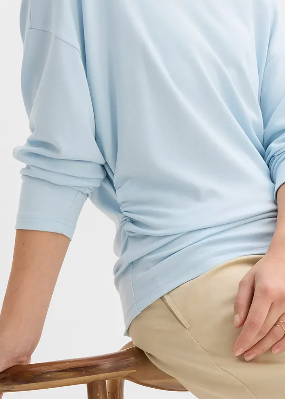 Maglia a maniche lunghe in punto di Roma comodo, bonprix