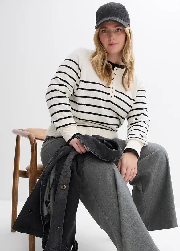 Maglione in puro cotone, bonprix