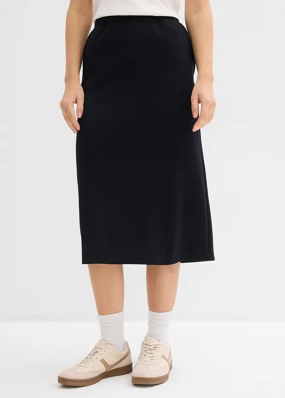 Gonna midi effetto neoprene, bonprix