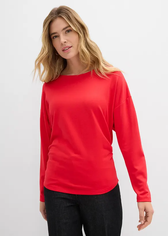 Maglia a maniche lunghe in punto di Roma comodo, bonprix