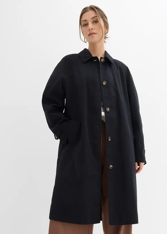 Trench con abbottonatura, bonprix