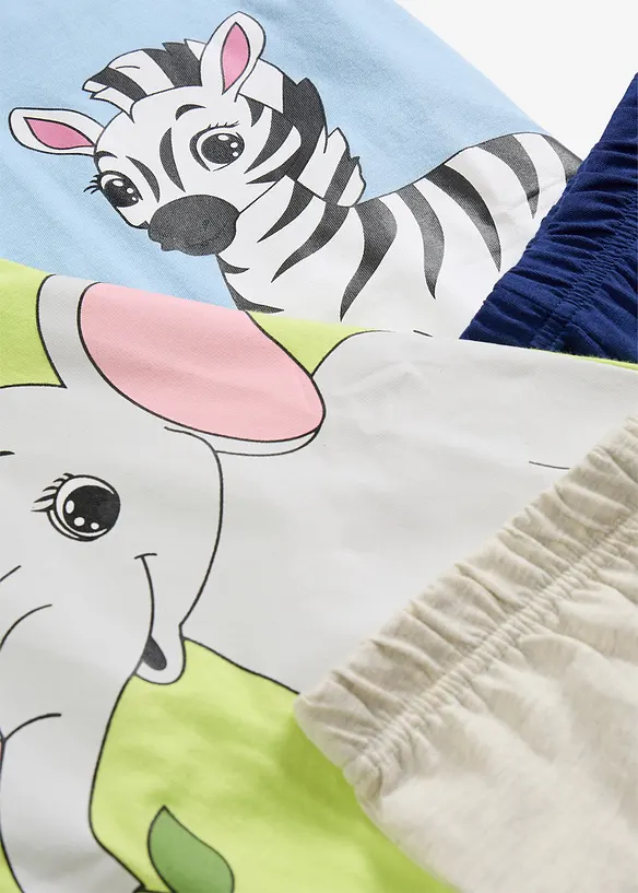 Pigiama estivo con morbido cotone (pacco da 2), bonprix