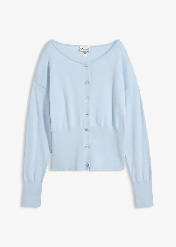 Cardigan in filato fine, bonprix