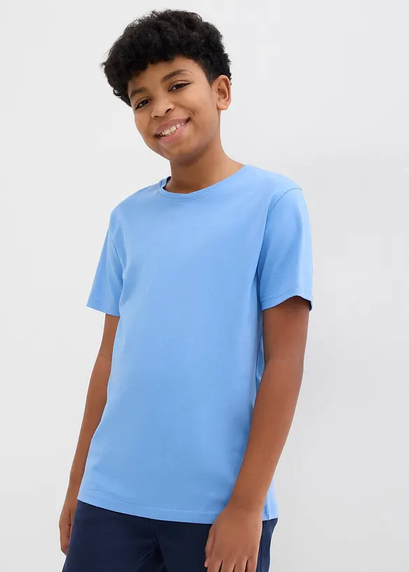 T-shirt in cotone biologico (pacco da 3), bonprix