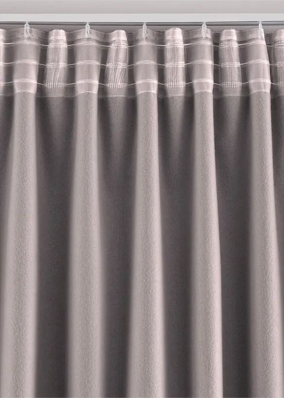 Tenda termica con retro in morbido pile, anche extra lunga (pacco da 1), bonprix