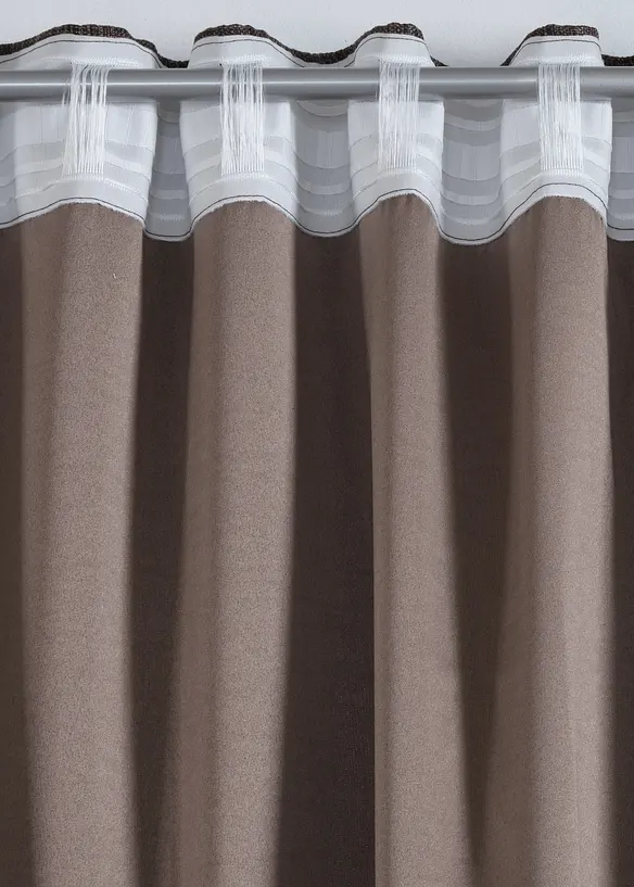 Tenda semioscurante dall'elegante struttura (pacco da 1), bonprix