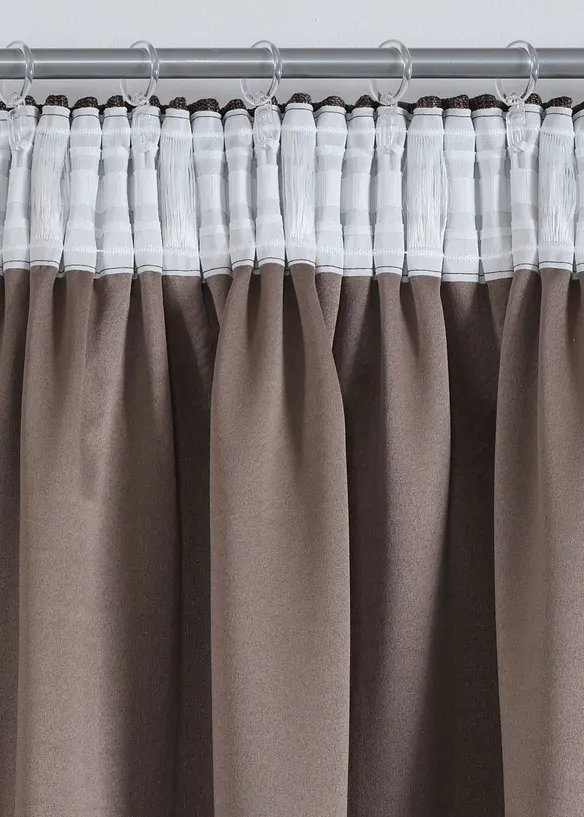 Tenda semioscurante dall'elegante struttura (pacco da 1), bonprix