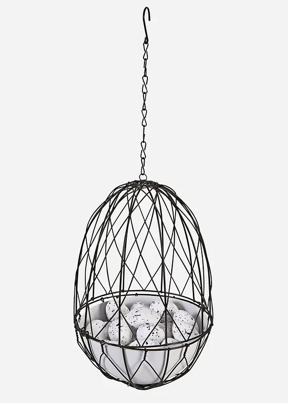 Cestino decorativo da appendere con uova (set 27 pezzi), bonprix