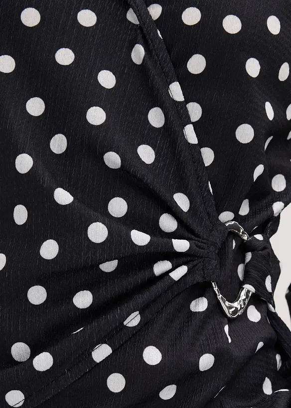 Maglia a maniche lunghe in jersey operato, bonprix