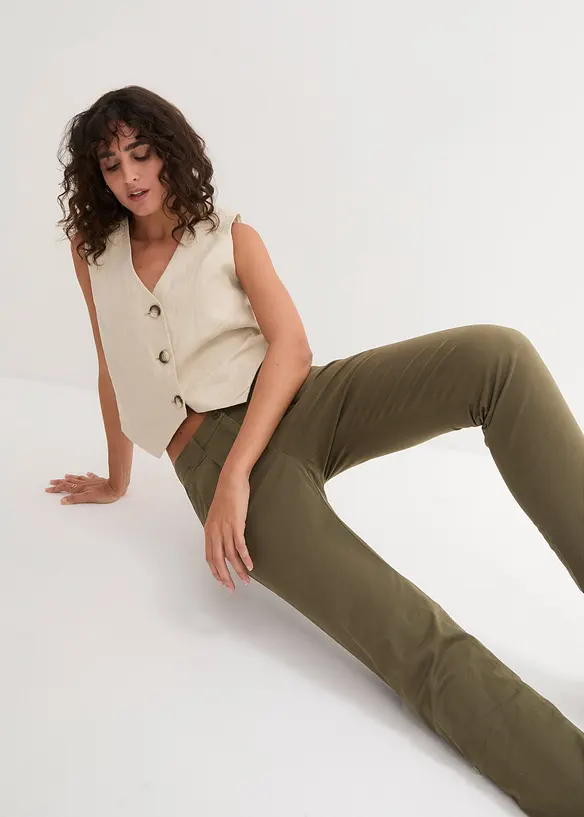 Pantaloni chino elasticizzati, bonprix