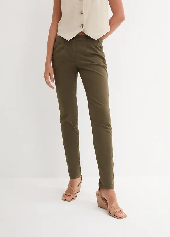 Pantaloni chino elasticizzati, bonprix