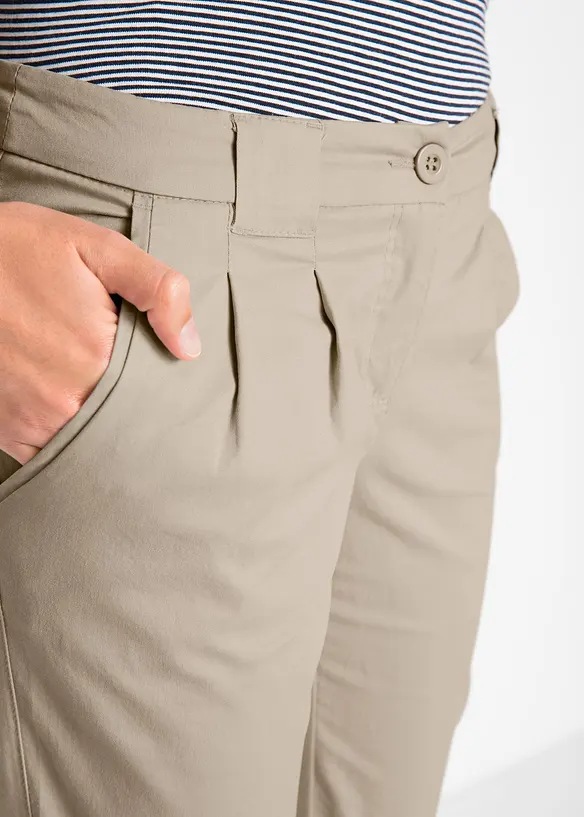 Pantaloni chino elasticizzati, bonprix