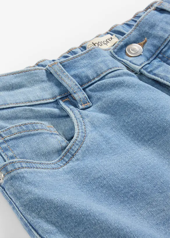 Mom jeans cropped, vita alta, bonprix