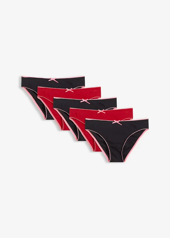 Slip effetto traforato (pacco da 5), bonprix