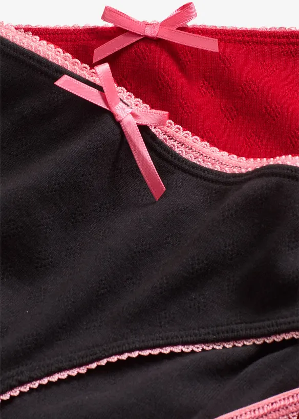 Slip effetto traforato (pacco da 5), bonprix