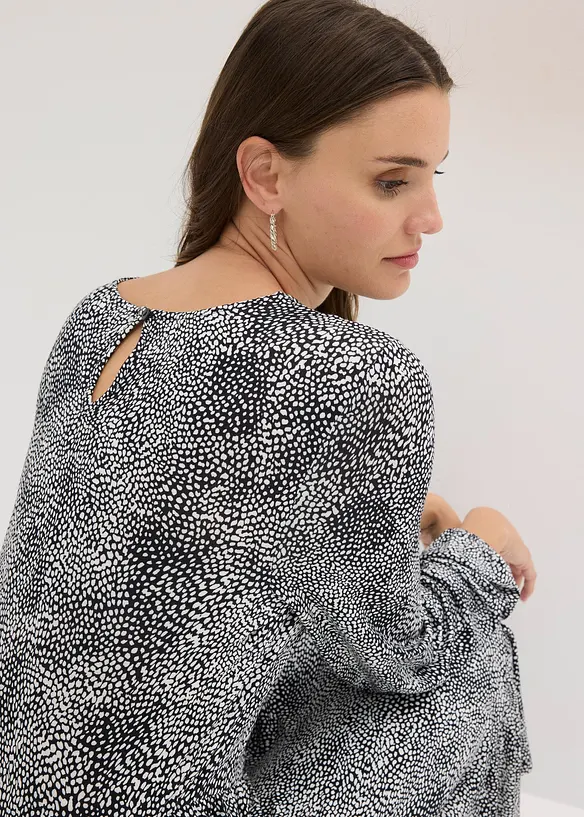 Abito midi in jersey di misto viscosa, bonprix