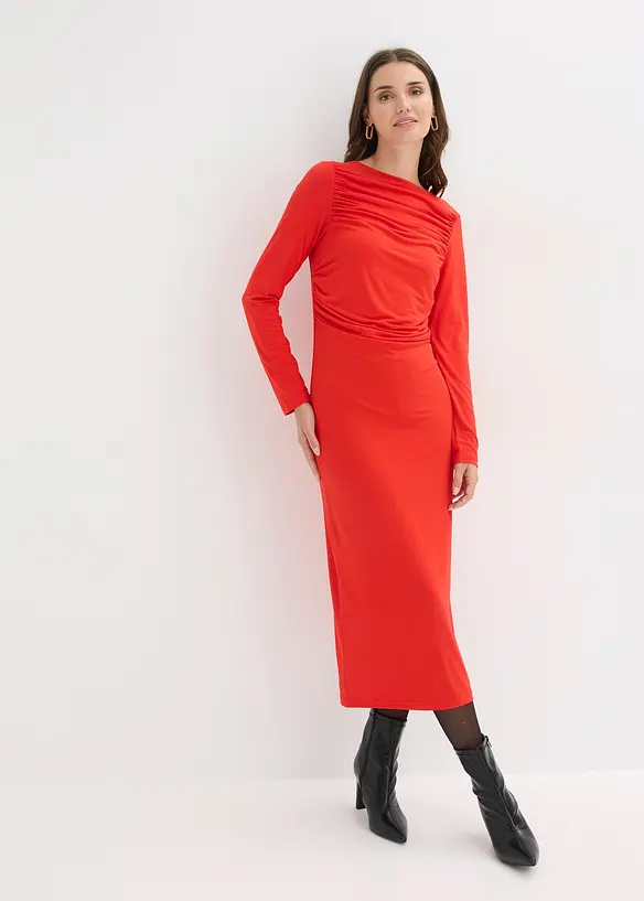 Abito midi di jersey, bonprix