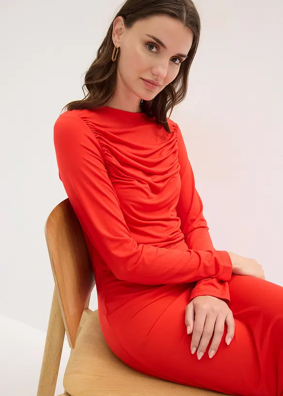 Abito midi di jersey, bonprix