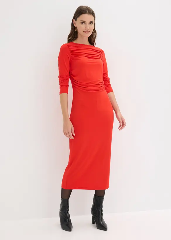 Abito midi di jersey, bonprix