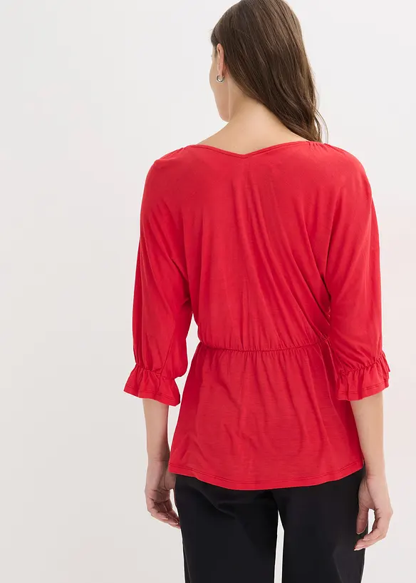 Maglia stile tunica in misto viscosa, bonprix