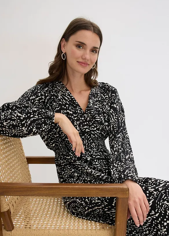 Abito lungo in pura viscosa, bonprix