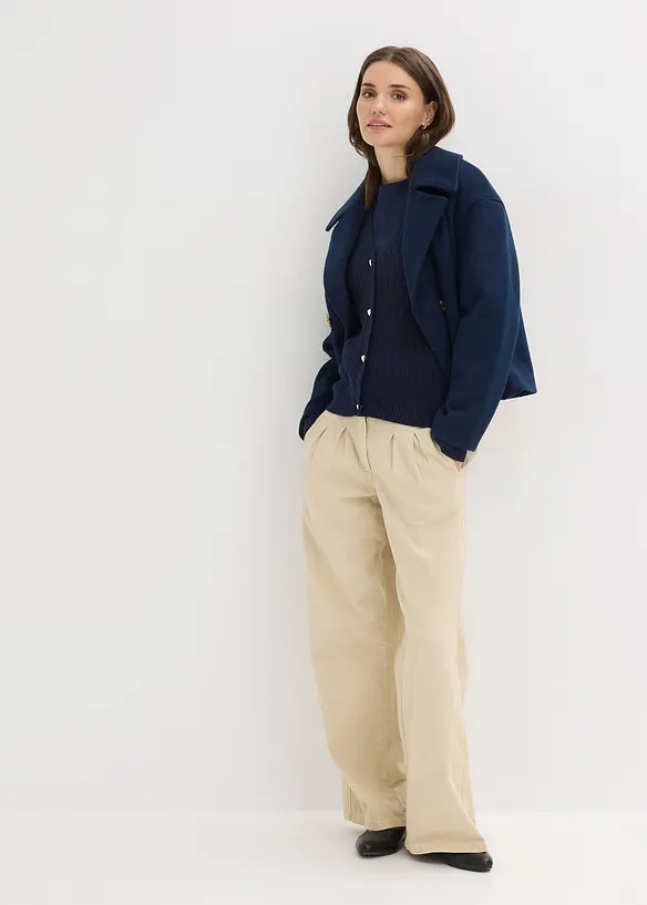 Cardigan in filato fine di misto viscosa, bonprix