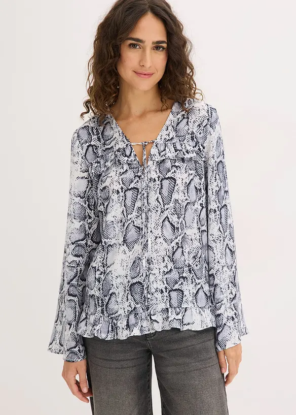 Tunica in satin fluente, bonprix