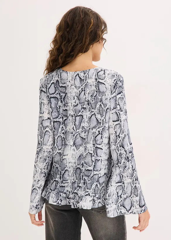 Tunica in satin fluente, bonprix