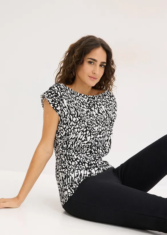 Top con arricciature, bonprix