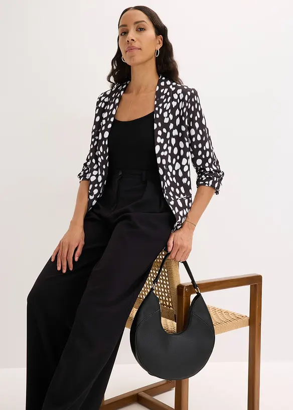 Blazer lungo in fantasia, bonprix
