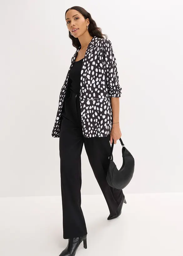 Blazer lungo in fantasia, bonprix