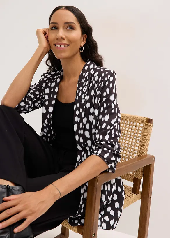 Blazer lungo in fantasia, bonprix