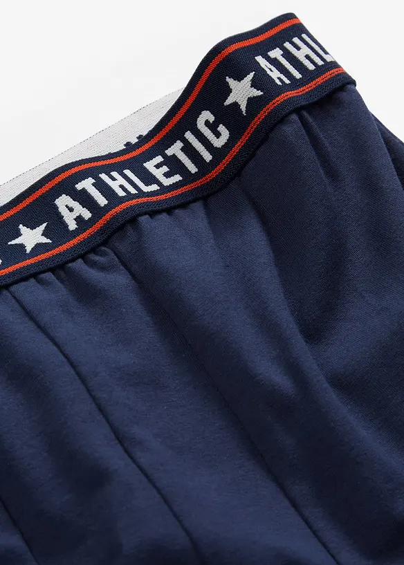 Boxer aderenti in lunghezza midi con cotone (pacco da 2), bonprix