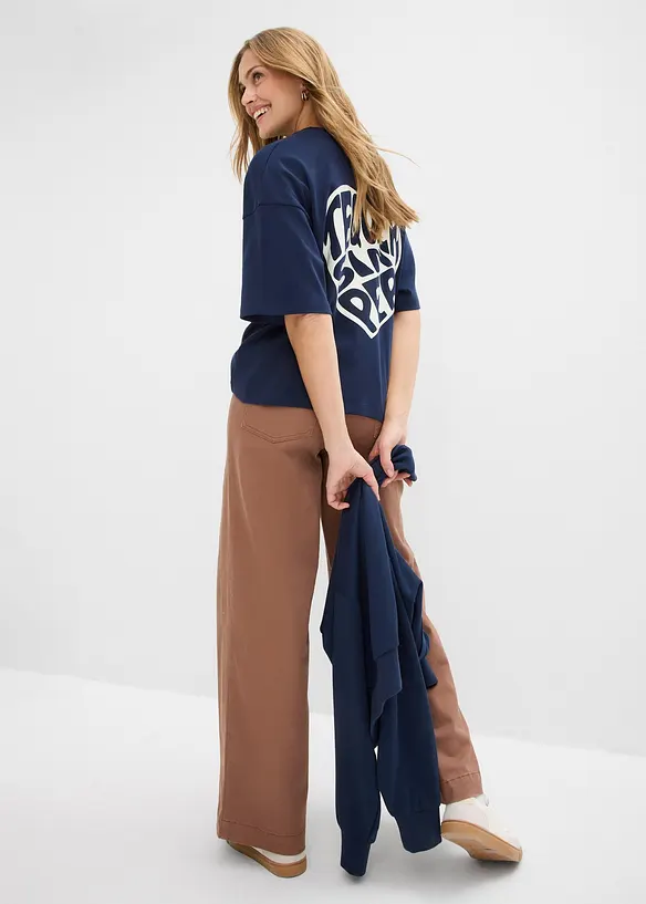 T-shirt boxy in cotone pesante, bonprix