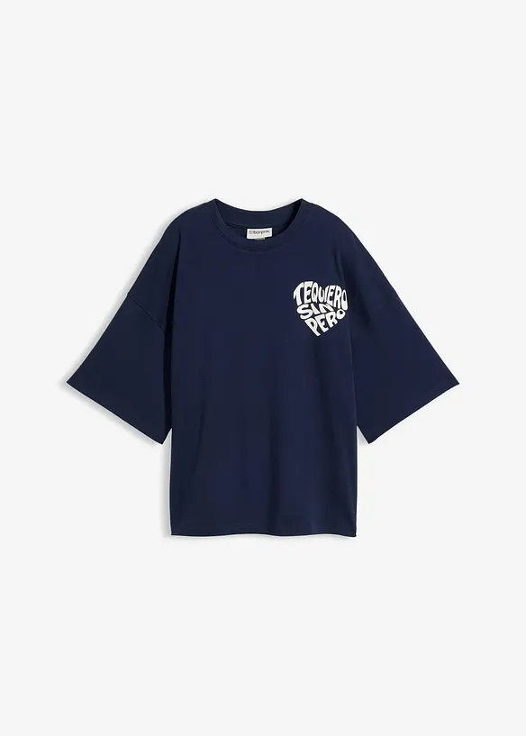 T-shirt boxy in cotone pesante, bonprix