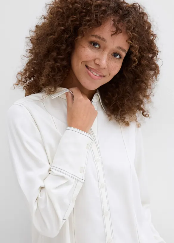 Blusa in viscosa fluente, bonprix