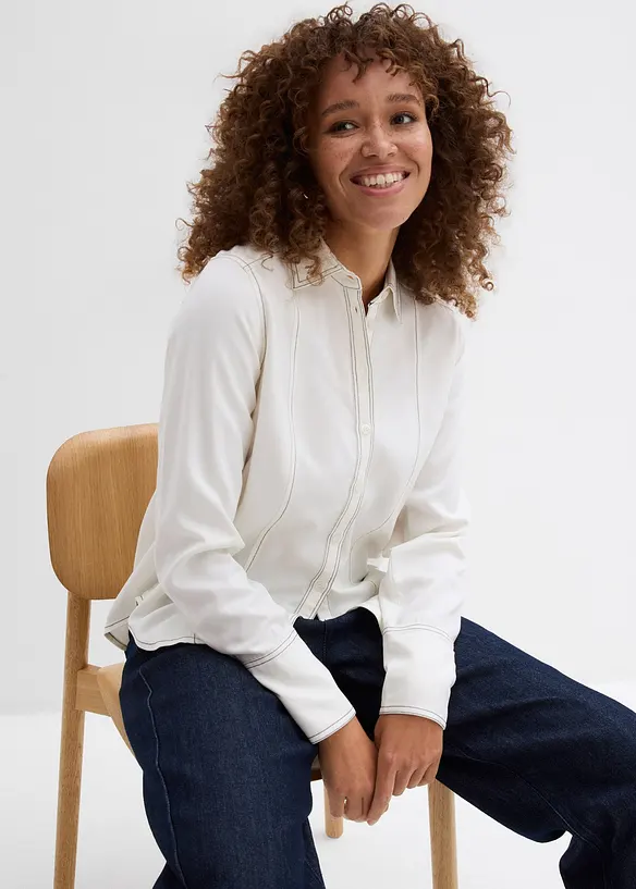 Blusa in viscosa fluente, bonprix