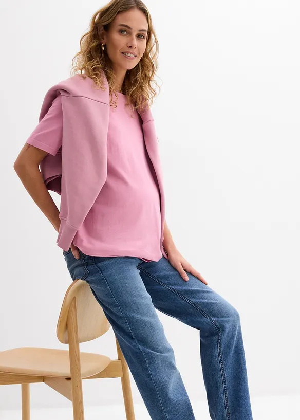 Jeans pr&eacute;maman 2 in 1 per gravidanza e oltre, loose fit, bonprix