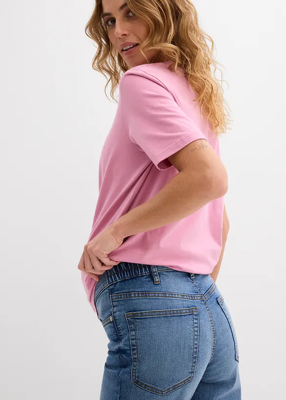 Jeans pr&eacute;maman 2 in 1 per gravidanza e oltre, loose fit, bonprix