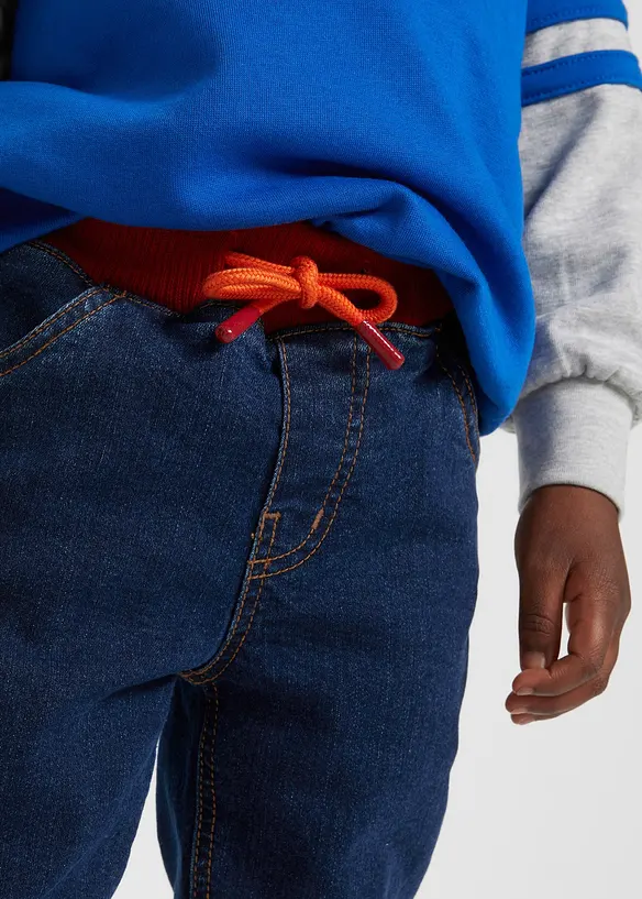 Jeans termici con fodera in jersey regular fit, straight, bonprix